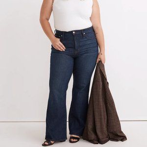 Madewell The Plus Perfect Vintage Flare Jean in Beaucourt Wash Size 22W
